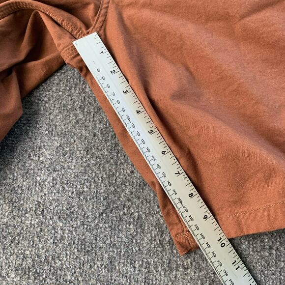 Ariat Shorts Mens 32 Brown Rebar M4 Relaxed Cargo Utility Workwear Stretch - Picture 10 of 16